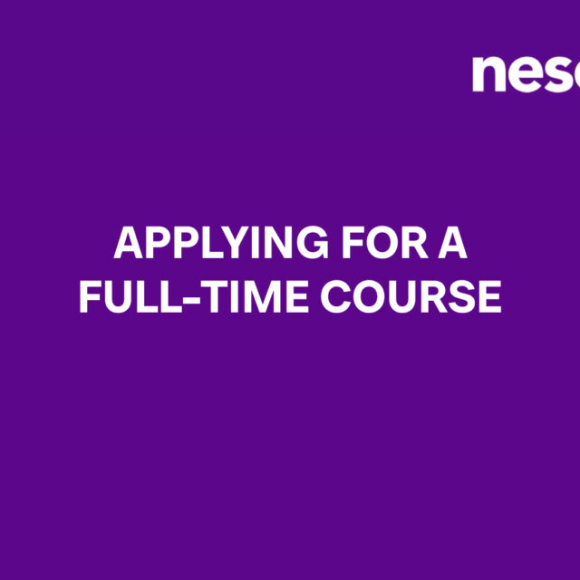 Click here for video of how to apply for a full-time course