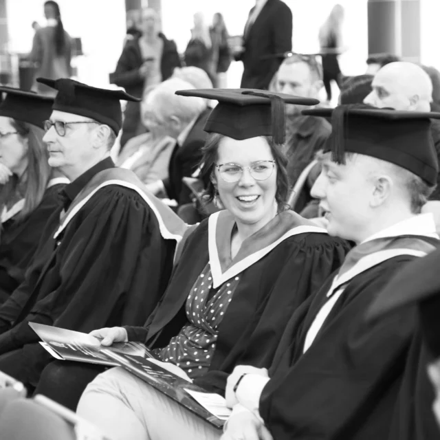 Higher Education students at Nescot graduation ceremony