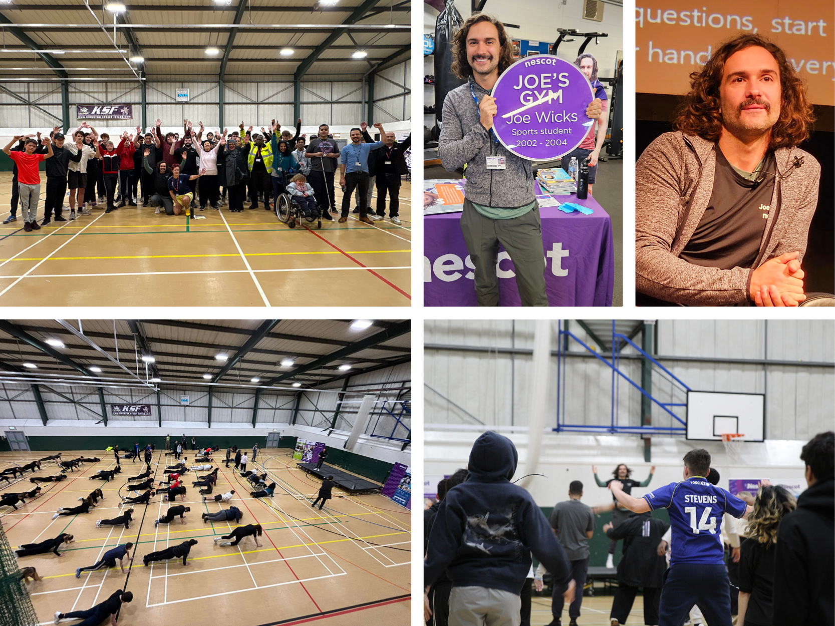 Joe Wicks visit to Nescot