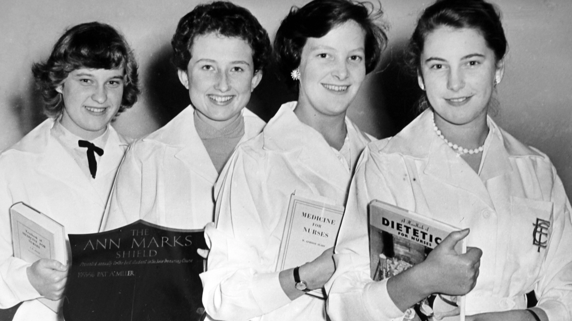 Historic black and white photo of Ewell County Technical College Students