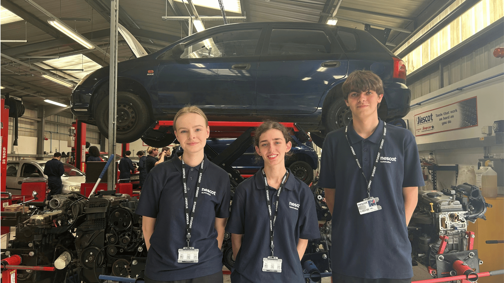 Nescot Motorsport Students