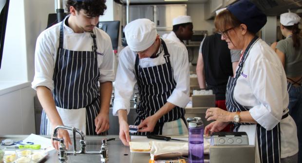 Catering students enjoy first practical of the year