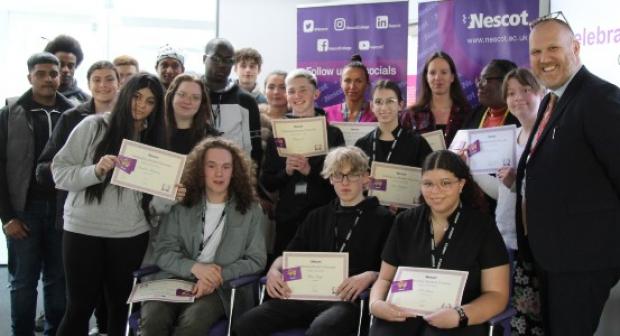 Student of the Term awards held at Nescot