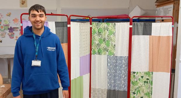 Nescot Supported Internship students enjoy upcycling project