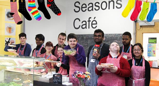 Students mark World Down Syndrome Day with cafe